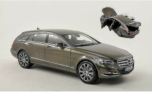 Mercedes Classe CLS Shooting Brake 1/18 Norev 500 (X218) grey HQ 2012 diecast model cars