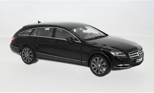 Diecast model cars Mercedes CLS Shooting Brake schwarz 2011 1/18 Norev