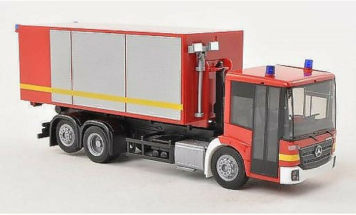 Mercedes Econic Feuerwehr 1/87 Herpa Wechsellader-LKW Fire brigade diecast model cars