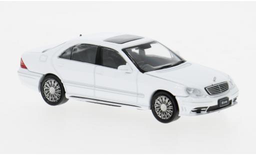 Diecast model cars Mercedes Classe S Base white 1/64 Tarmac Works