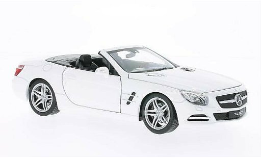 Mercedes Classe SL 500 1/24 Welly (R231) white 2012 diecast model cars