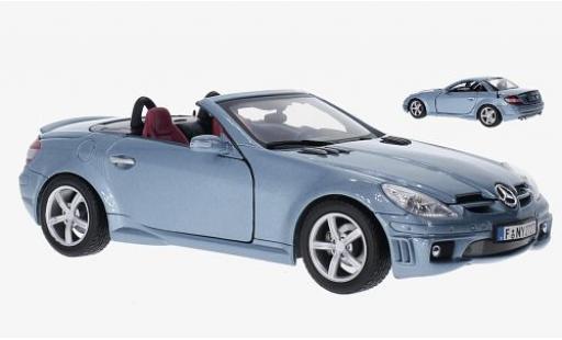 Diecast model cars Mercedes SLK AMG 55 (R1 blue 1/18 Motormax