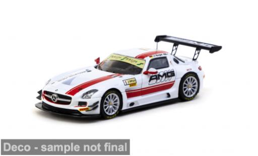 Diecast model cars Mercedes SLS GT3 AMG FIA GT World Cup Macau GT Cup 2015 AMG Driving Academy #1 M.Engel 1/64 Tarmac Works