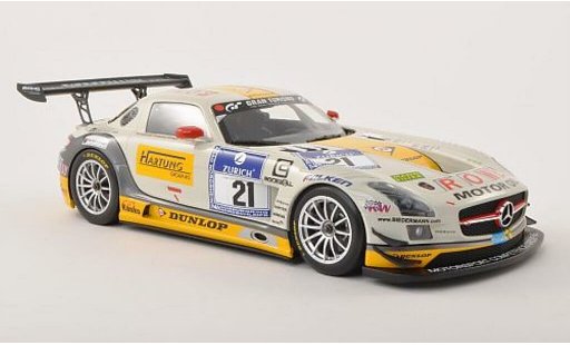 Mercedes SLS GT3 1/18 Minichamps AMG No.21 Rowe Racing 24h Nurburgring 2013 /Hohenadel diecast model cars