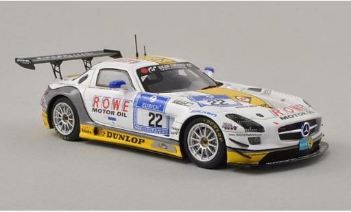Mercedes SLS GT3 1/43 Spark AMG No.22 ROWE/Biedermann 24h Nurburgring 2013 /N.Bastian diecast model cars
