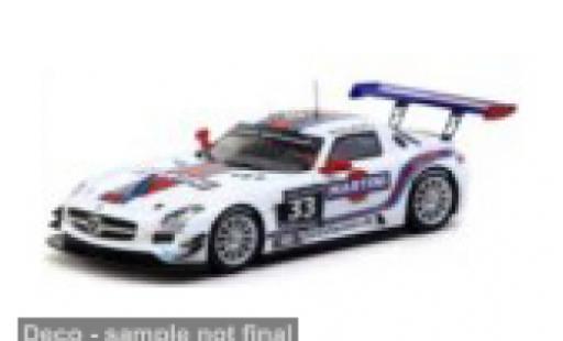 Diecast model cars Mercedes SLS GT3 AMG Zandvoort 2014 #33 M.Schurti 1/64 Tarmac Works