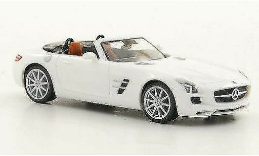 Mercedes SLS Roadster 1/87 Herpa AMG (R197) white 2011 diecast model cars