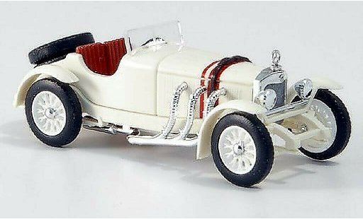 Mercedes SSK Base 1/87 Busch white lenkbare Rader 1928 diecast model cars