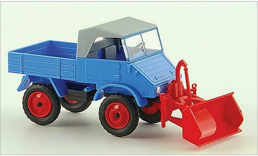 Mercedes Unimog 406-425 1/87 Epoche 411 blue diecast model cars