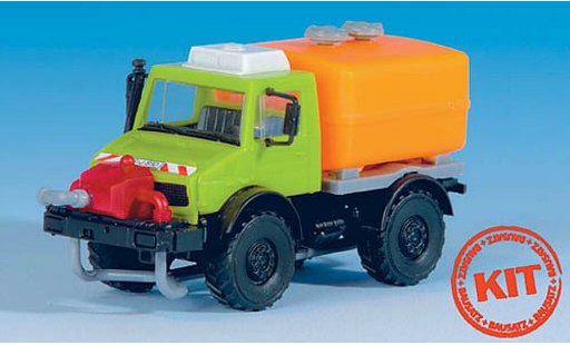 Mercedes Unimog Base 1/87 Kibri mit Gullegreeniler diecast model cars