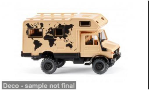 Diecast model cars Mercedes Unimog Base U 1700 L beige/black 1975 1/87 Wiking
