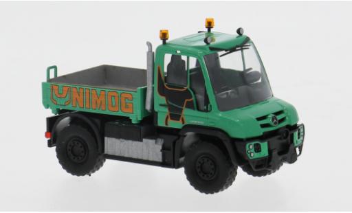Diecast model cars Mercedes Unimog 406-425 U 430 green/orange 2013 1/87 Busch