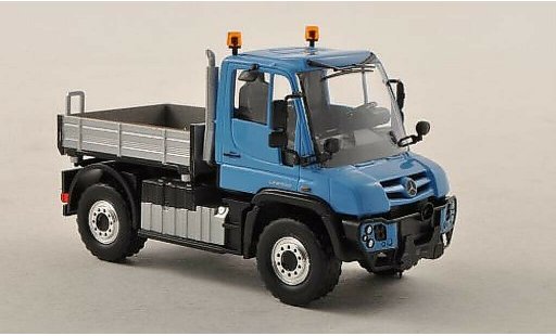 Mercedes Unimog 406-425 1/87 Busch U430 flatbed blue diecast model cars