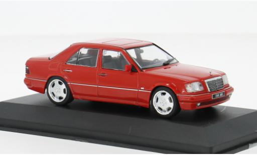 Diecast model cars Mercedes Classe E Base W124 E60 AMG red 1/43 Solido