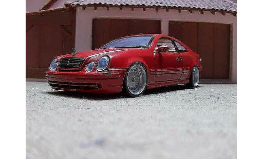 Mercedes Classe CL AMG 1/18 Anson K german look red candy diecast model cars