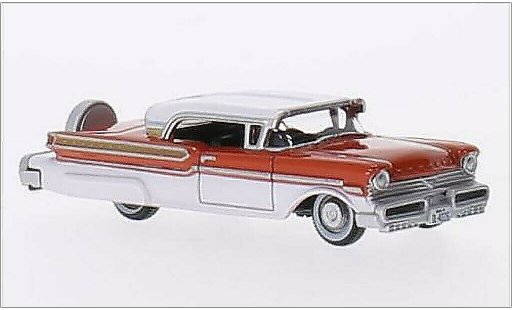 Mercury Turnpike Base 1/87 Oxford red/white 1957 diecast model cars