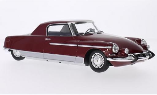 Diecast model cars Citroen DS Chapron 19 Le Dandy metallic red 1964 avec Beleuchtung (Batterien nicht enthalten) 1/18 Metal 18