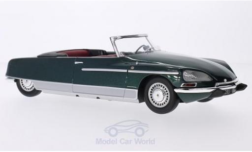 Diecast model cars Citroen DS Chapron 21 Palm Beach metallic green 1968 with Beleuchtung (Batterien nicht enthalten) 1/18 Metal 18