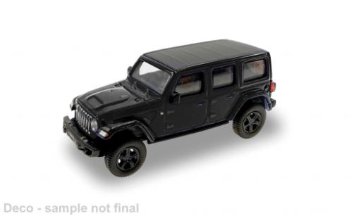 Diecast model cars Jeep Wrangler Base black 2017 1/87 Micro City 87