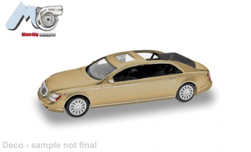 Diecast model cars Maybach 62 62S S gold 1/87 Micro City 87