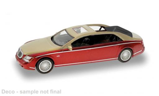 Diecast model cars Maybach 62 62S S red/gold 2002 1/87 Micro City 87