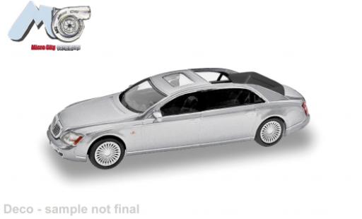 Diecast model cars Maybach 62 62S S silver 1/87 Micro City 87
