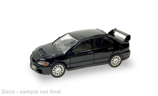 Diecast model cars Mitsubishi Lancer Evolution IX Evo black 1/87 Micro City 87