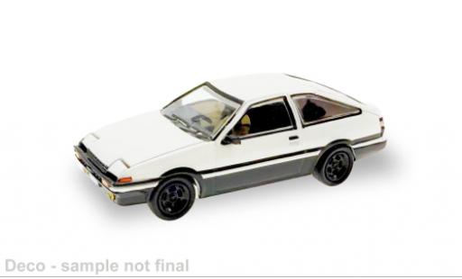 Diecast model cars Toyota Corolla AE86 white/black 1/87 Micro City 87