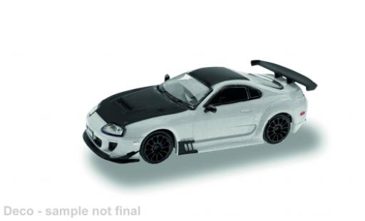 Diecast model cars Toyota Supra Base silver/black 1993 1/87 Micro City 87
