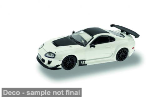 Diecast model cars Toyota Supra Base white/black 1993 1/87 Micro City 87