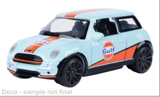 Diecast model cars Mini Cooper Base Gulf 1/43 Motormax