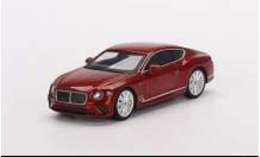 Diecast model cars Bentley Continental GT Speed red 2022 1/64 Mini GT