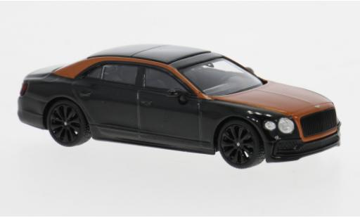 Diecast model cars Bentley Flying Spur berline black/bronze 2024 1/64 Mini GT