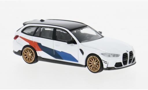 Diecast model cars Bmw M3 Touring M Performance white/Dekor 1/64 Mini GT