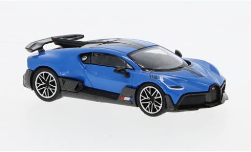 Diecast model cars Bugatti Divo coupe blue 1/64 Mini GT