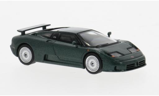 Diecast model cars Bugatti EB110 GT green 1995 1/64 Mini GT