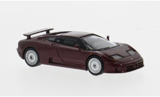Diecast model cars Bugatti EB110 GT red 1995 1/64 Mini GT