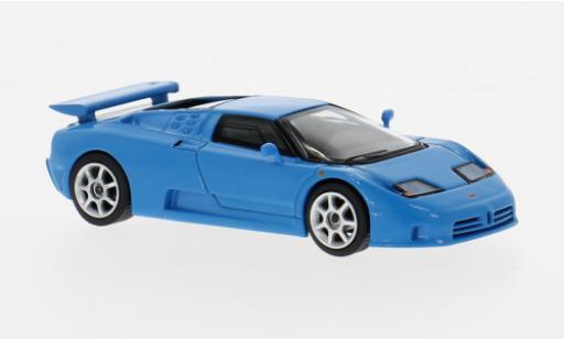 Diecast model cars Bugatti EB110 Super Sport blue 1995 1/64 Mini GT