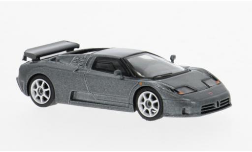 Diecast model cars Bugatti EB110 Super Sport grey 1995 1/64 Mini GT