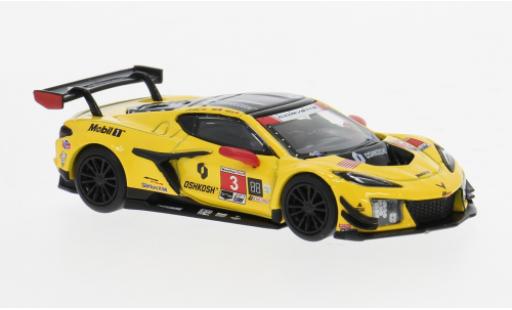 Diecast model cars Chevrolet Corvette Z06 GT3.R IMSA 24h Daytona 2024 Racing by Pratt Miller Motorsports #3 1/64 Mini GT