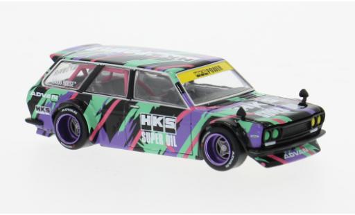Diecast model cars Datsun 510 Wagon HKS V1 Dekor 1/64 Mini GT