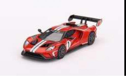 Diecast model cars Ford GT MK II red/Dekor 1/64 Mini GT