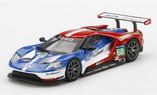 Diecast model cars Ford GT GTE No.68 Chip Ganassi Team USA 24h Le Mans 2016 J.Hand/D.M&Atilde;&frac14;ller/S.Bourdais 1/64 Mini GT