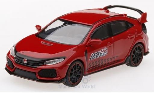 Diecast model cars Honda Civic Type R (FK8) red 2018 Time Attack 1/64 Mini GT