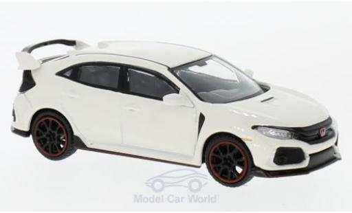 Diecast model cars Honda Civic Type R white RHD 1/64 Mini GT
