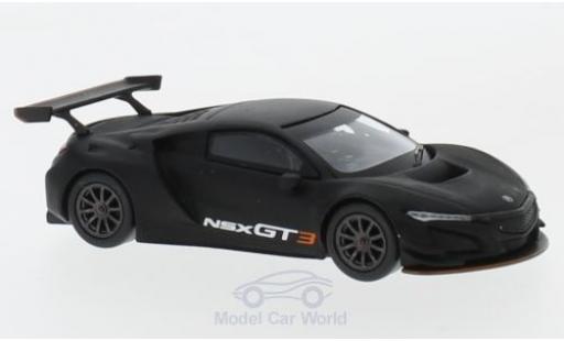 Diecast model cars Honda NSX GT3 matt-black 2017 Los Angeles Auto Show 1/64 Mini GT