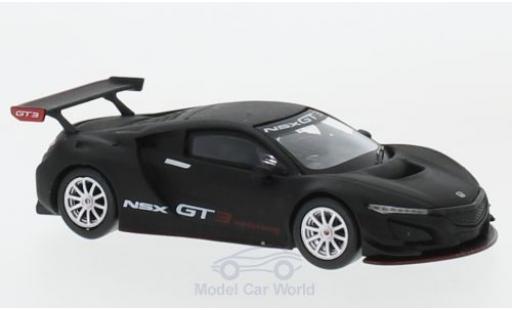 Diecast model cars Honda NSX GT3 matt-black Presentation 1/64 Mini GT
