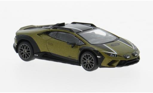 Diecast model cars Lamborghini Huracan Sterrato brown 1/64 Mini GT