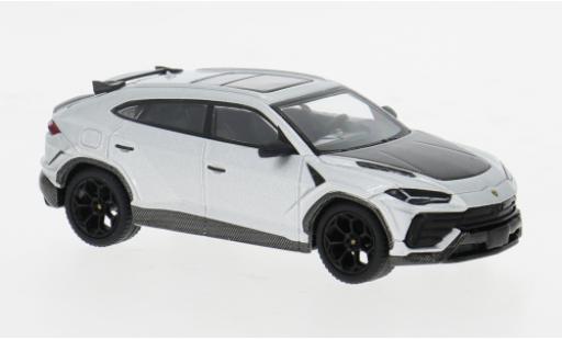 Diecast model cars Lamborghini Urus Performante silver 1/64 Mini GT
