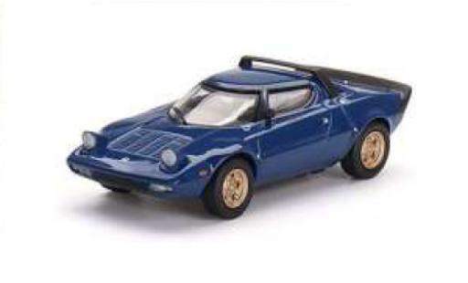 Diecast model cars Lancia Stratos Stradale HF blue 1/64 Mini GT